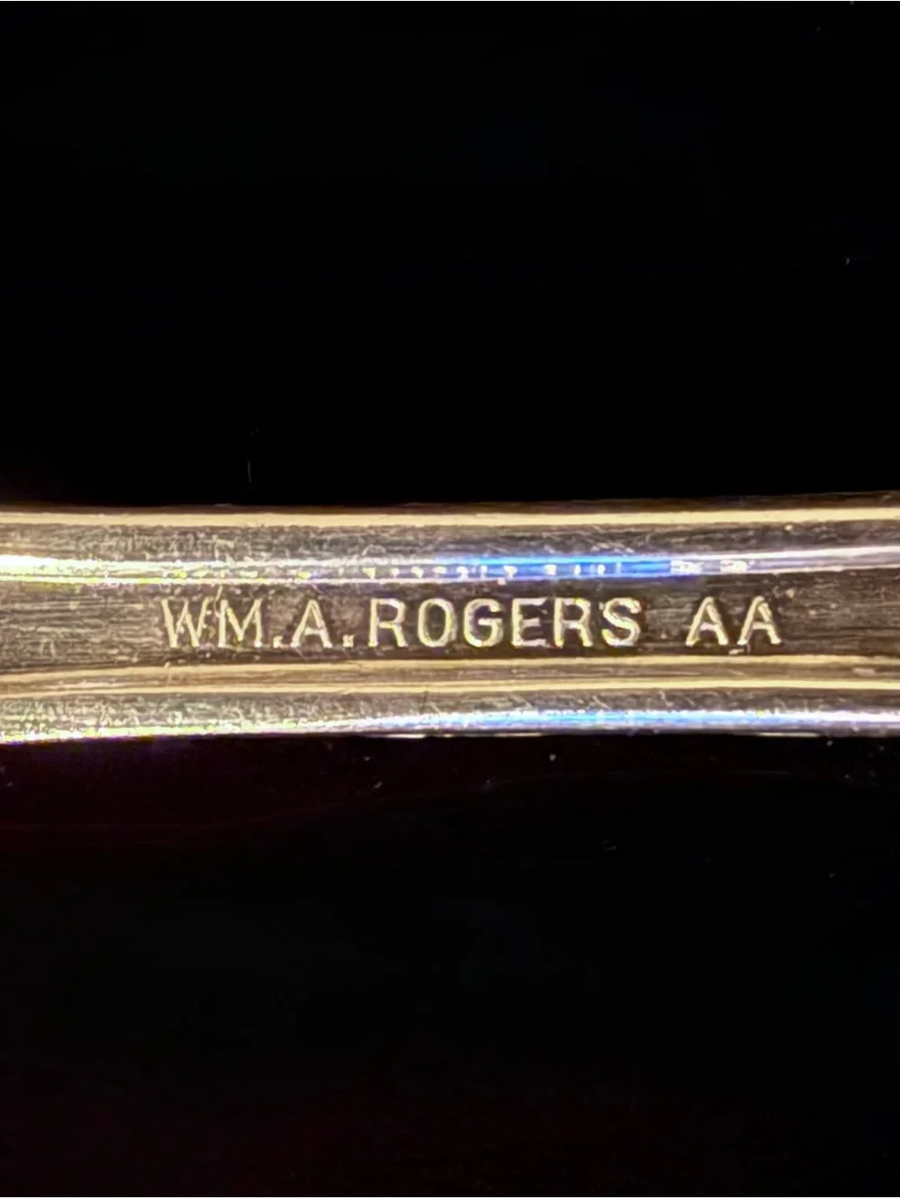 Antique 1929 Silver-plated “Berkeley” Salad Serving Fork from Wm. A. Rogers